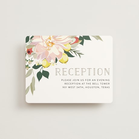Reception Cards