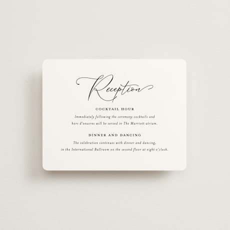 Reception Cards