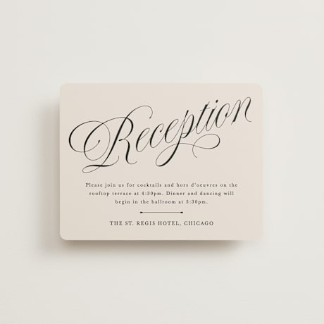 Reception Cards