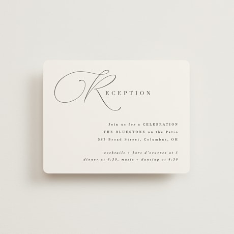 Reception Cards