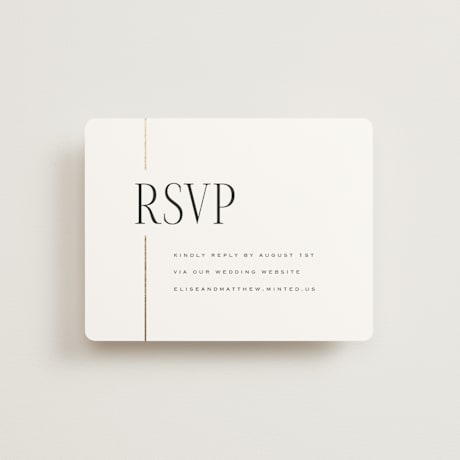 Foil-Pressed RSVP Online Enclosure Cards