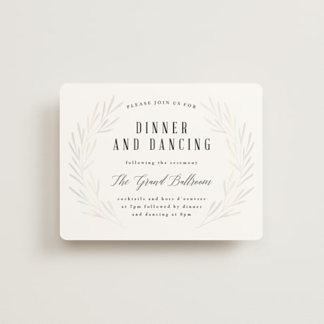 Gloss-Press Reception Cards
