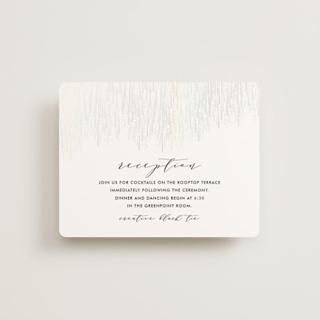 Gloss-Press Reception Cards