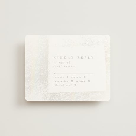 Gloss-Press RSVP Cards