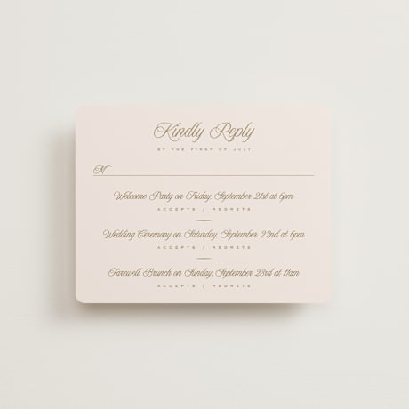 Multi-Event RSVP Cards