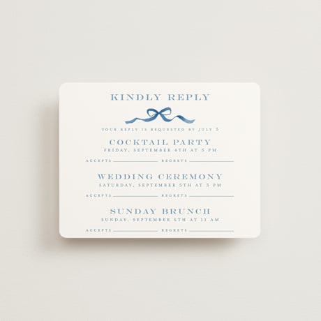 Multi-Event RSVP Cards
