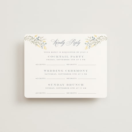 Multi-Event RSVP Cards