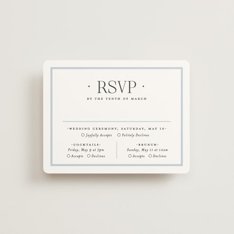 Multi-Event RSVP Cards