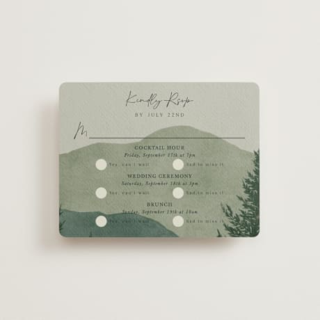 Multi-Event RSVP Cards