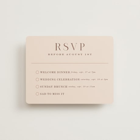 Multi-Event RSVP Cards