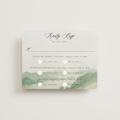 Multi-Event RSVP Cards