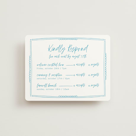 Multi-Event RSVP Cards