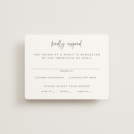 RSVP Cards