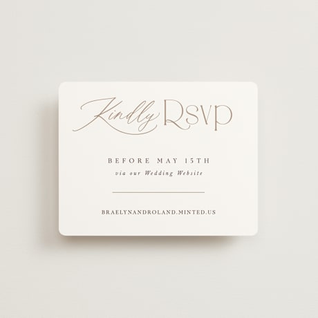 RSVP Online Enclosure Cards