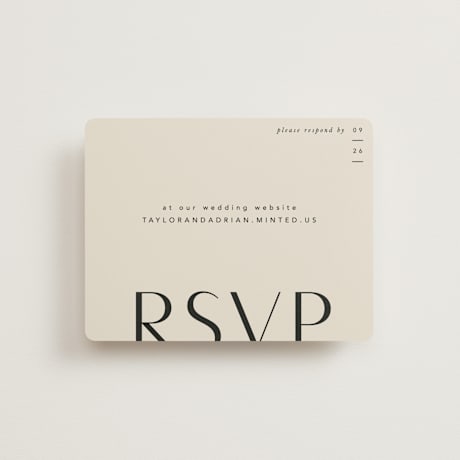 RSVP Online Enclosure Cards