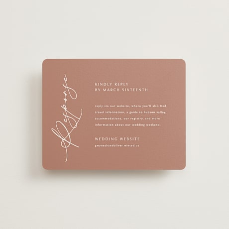 RSVP Online Enclosure Cards