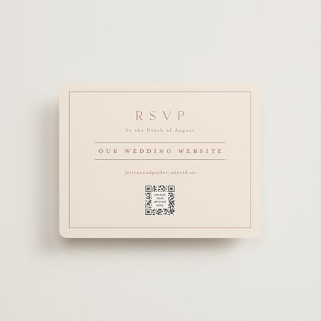 RSVP Online Enclosure Cards