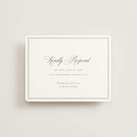 RSVP Online Enclosure Cards