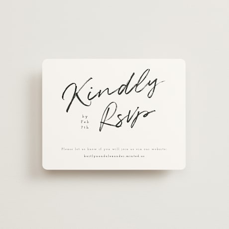 RSVP Online Enclosure Cards