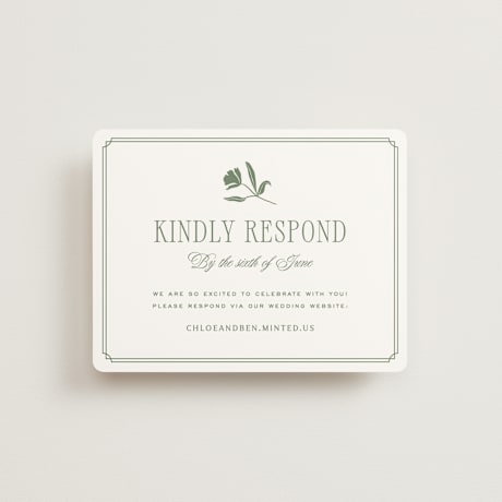 RSVP Online Enclosure Cards