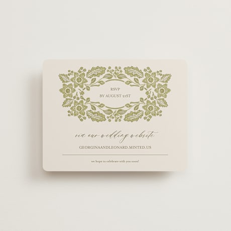 RSVP Online Enclosure Cards