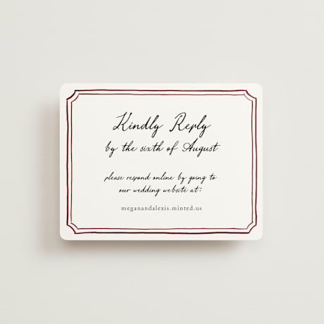 RSVP Online Enclosure Cards