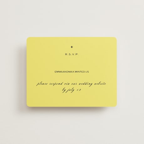 RSVP Online Enclosure Cards