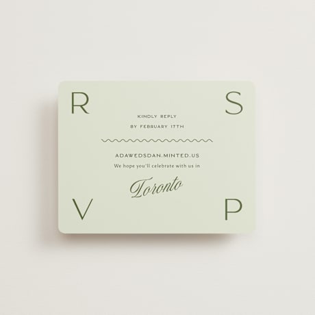 RSVP Online Enclosure Cards