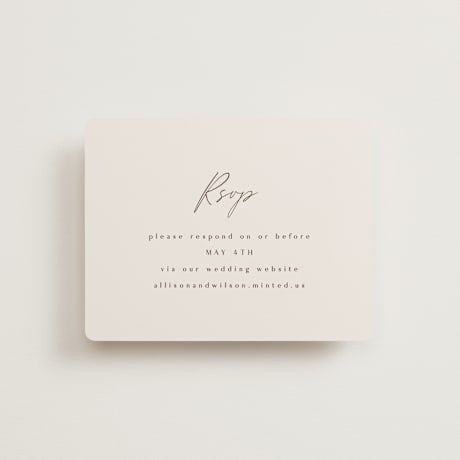 RSVP Online Enclosure Cards