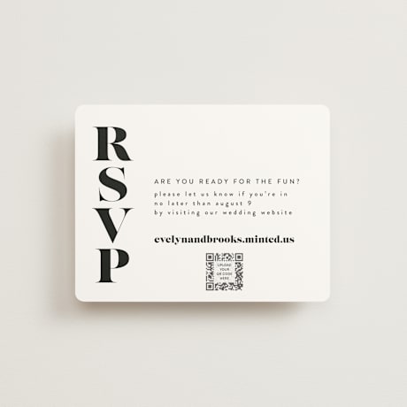 RSVP Online Enclosure Cards