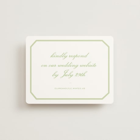 RSVP Online Enclosure Cards