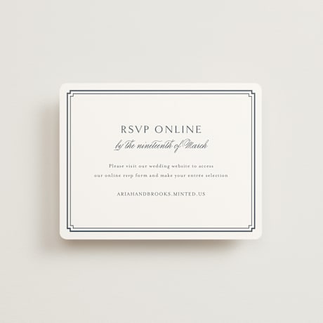 RSVP Online Enclosure Cards