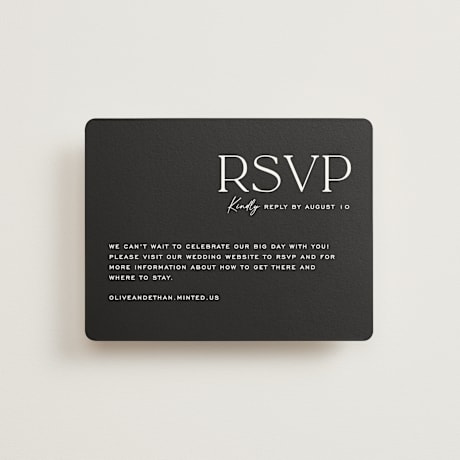 RSVP Online Enclosure Cards