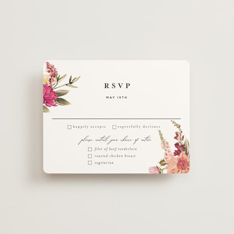 Foil-Pressed RSVP Cards