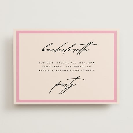 Bachelorette Party Invitations