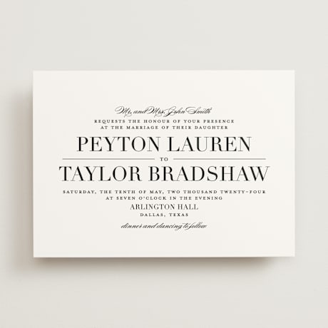 Wedding Invitations