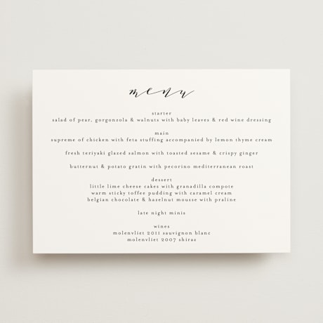 Menus