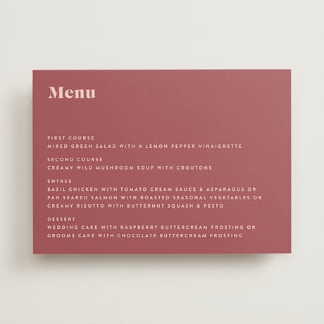 Menus