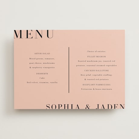 Menus