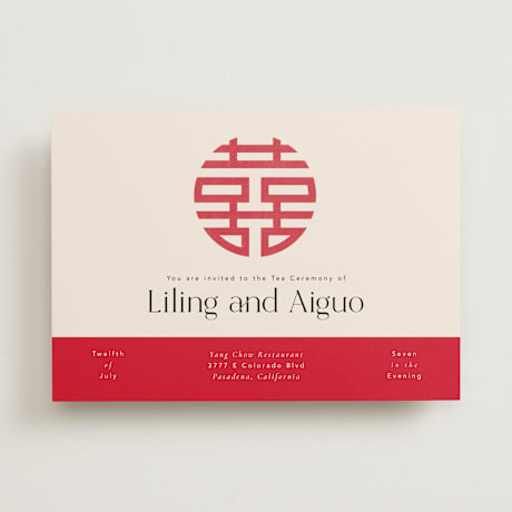 Tea Ceremony Invitations