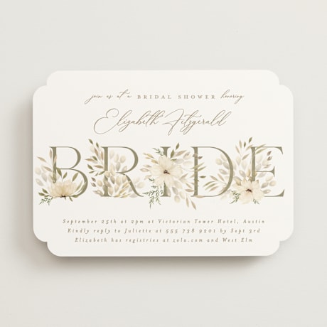 Bridal Shower Invitations