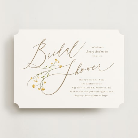 Bridal Shower Invitations