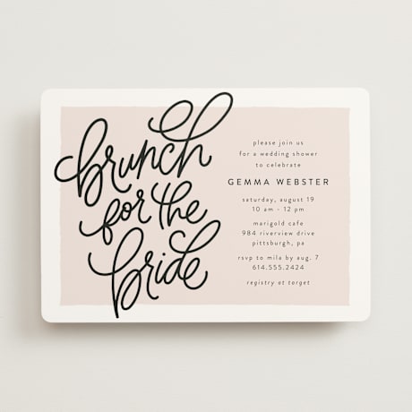 Bridal Shower Invitations