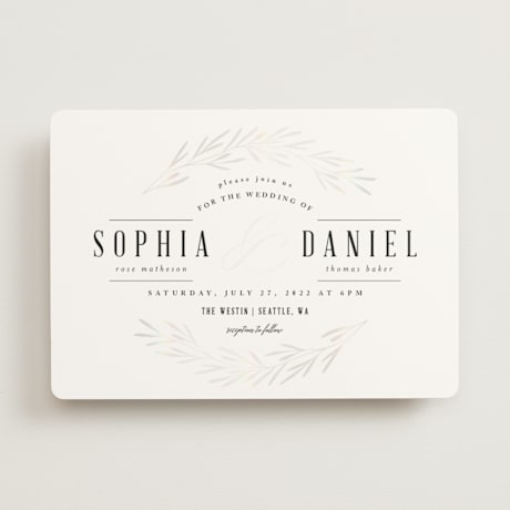 Gloss-Press Wedding Invitations