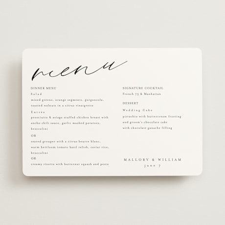 Menus