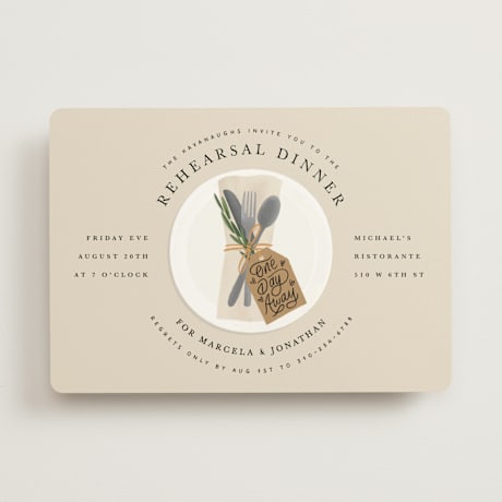 Rehearsal Dinner Invitations