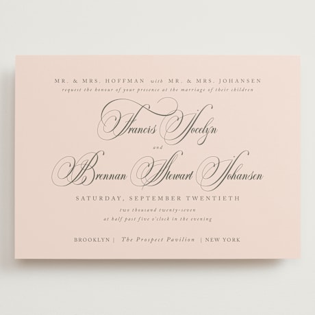 Grand Wedding Invitations