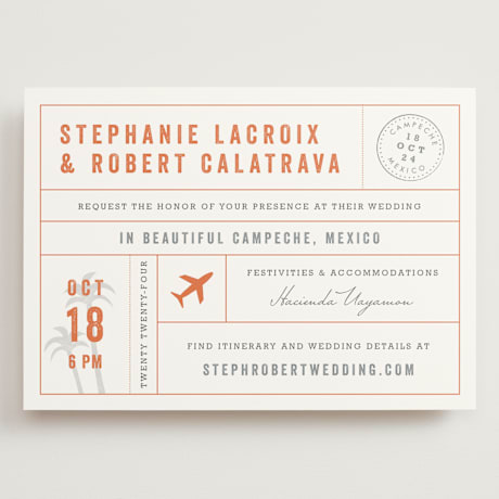 Grand Wedding Invitations