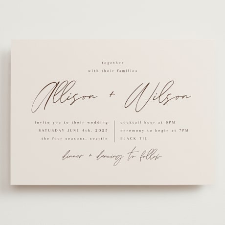 Grand Wedding Invitations