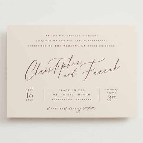 Grand Wedding Invitations